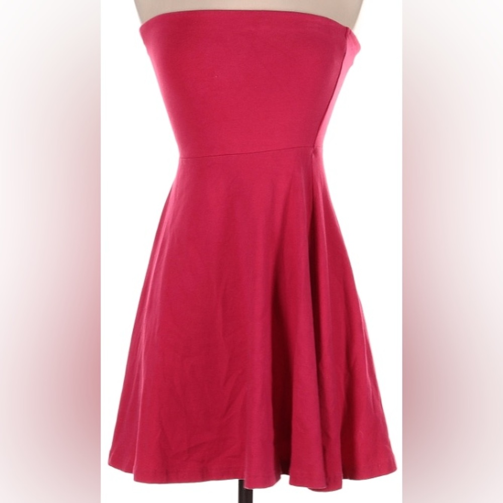 Express Strapless Mini Skater Dress